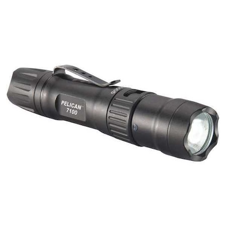 Black Rechargeable Tactical Handheld Flashlight, 695 Lm
