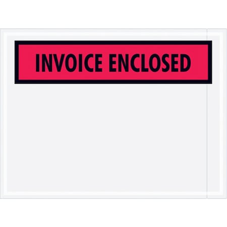 Invoice Envelope,Color Red,PK1000