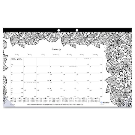 17-3/4 X 10-7/8 Desk Pad Calendar