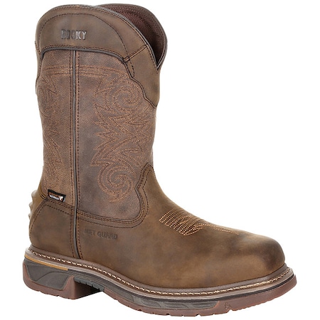 Western Boot,W,11 1/2,Brown,PR