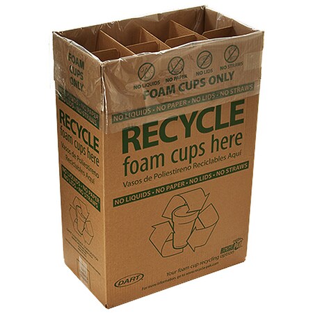 Foam Cup Recyclg Kit,White,26 D