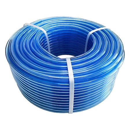 Tubing,1/4In IDx3/8 OD,250 Ft,Clear Blue