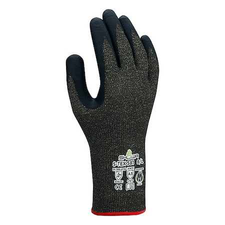 Coated Gloves,Nitrile,L,VF,160G07,PR