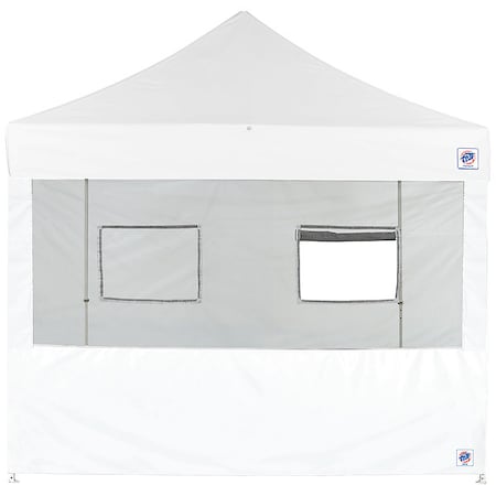 Food Booth Sidewall,White,10 Ft H