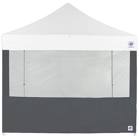 Food Booth Sidewall,Gray,8 Ft W,8 Ft H