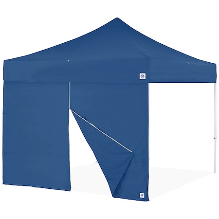 Food Booth Middle Zipper Sidewall,Blue
