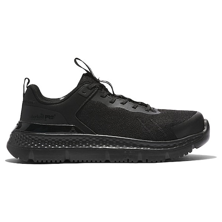 Athletic Shoe,W,11 1/2,Black,PR