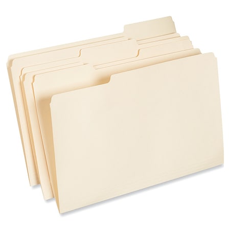 Top Tab File Folder, Assorted, PK100