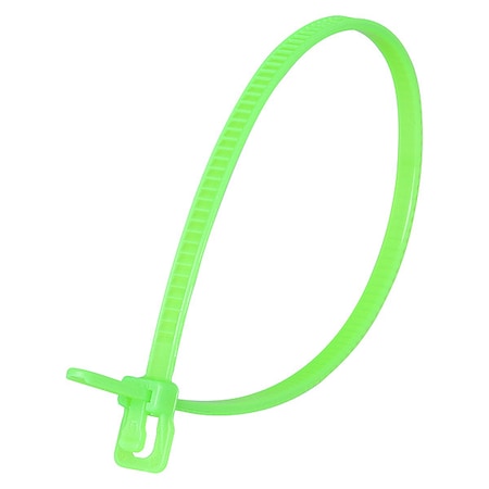 Releasable Cable Tie,Green,0.09 W