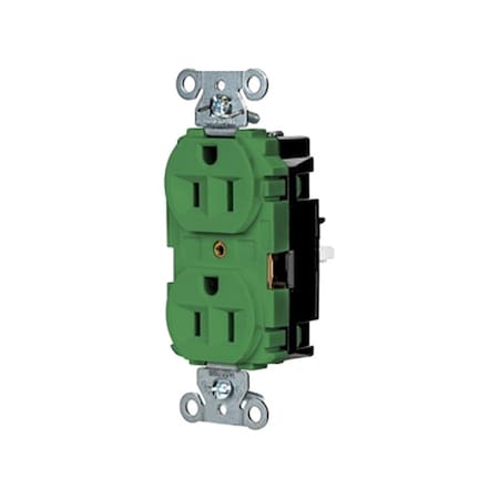 Receptacle,1/2 Hp,125V AC,NEMA 5-15R