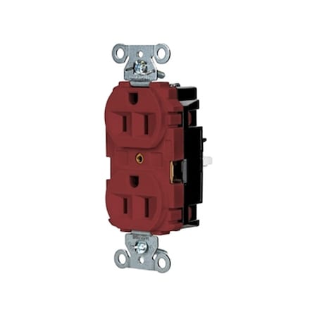 Receptacle,1/2 Hp,125V AC,NEMA 5-15R