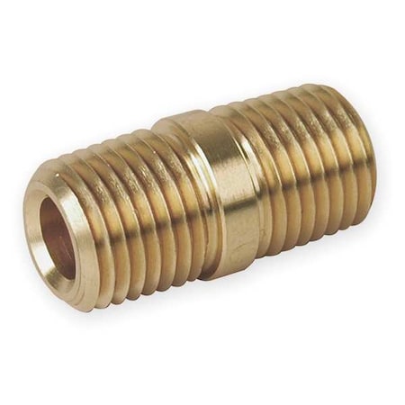 1/2 MNPT X 1-1/2 TBE Brass Close Pipe Nipple