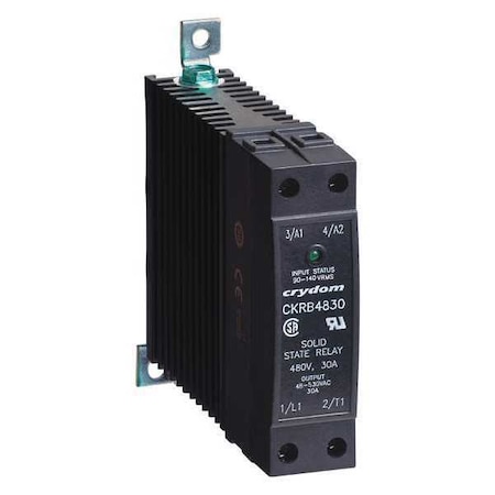 Solid State Relay,110 To 280VAC,30A
