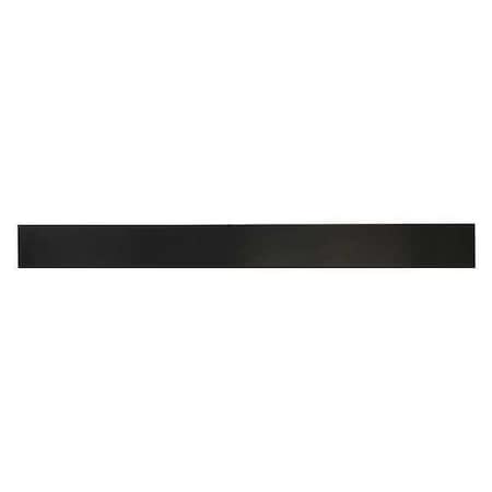 1/16 High Grade Buna-N Rubber Strip, 2x36, Black, 40A