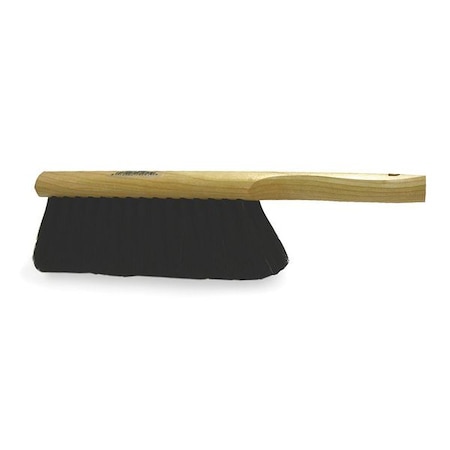 1 3/4 In W Bench And Counter Brush, 5 1/2 In L Handle, 8 In L Brush, Black, Wood, 8 In L Overall