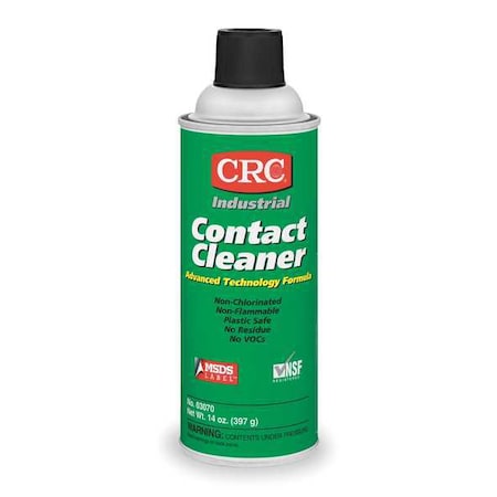 CRC 14 Oz. Aerosol Can, Contact Cleaner