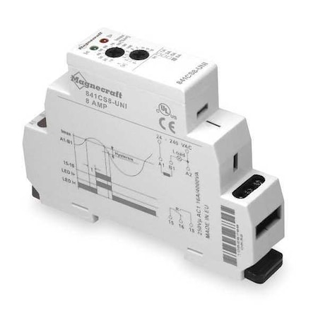 Current Sensing Relay,0.8to8A,24to240VAC
