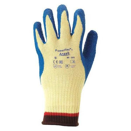 Cut Resistant Coated Gloves, A2 Cut Level, Natural Rubber Latex, M, 1 PR