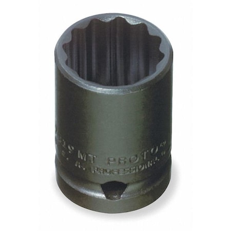1/2 In Drive, 16mm 12 Pt Metric Socket, 12 Points