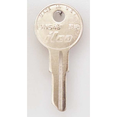 Key Blank,Brass,Type IN8,PK10