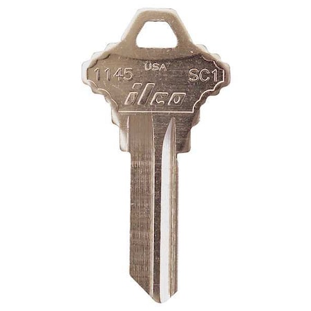 Key Blank,Brass,Type SC1,5 Pin,PK10
