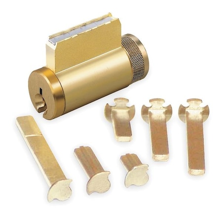 Lockset Cylinder, Satin Chrome, Keyway Type Schlage(R) C, 5 Pins