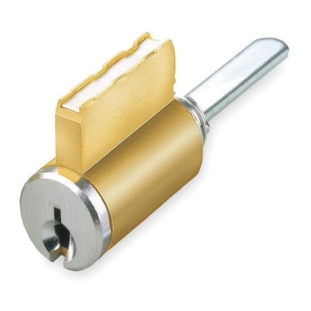 Lockset Cylinder, Satin Chrome, Keyway Type Yale(R) 8, 5 Pins