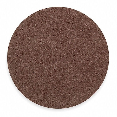 PSA Sanding Disc,AlO,Cloth,16in,80 Grit