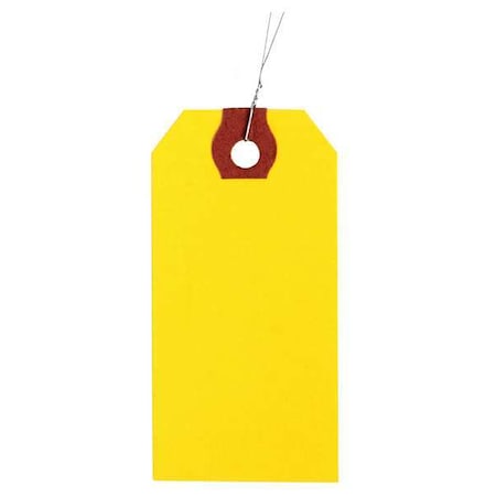2-1/8 X 4-1/4 Yellow Paper Wire Tag, Pk1000