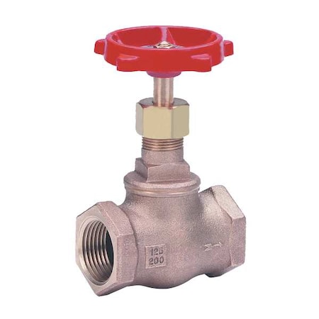 Globe Valve,Class 125,3/8 In.,FNPT