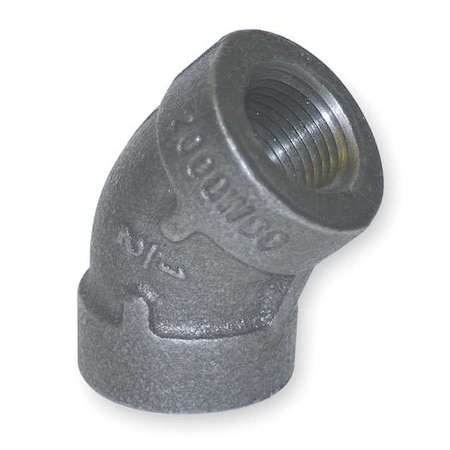 3/8 FNPT Galvanized 45 Degree Elbow