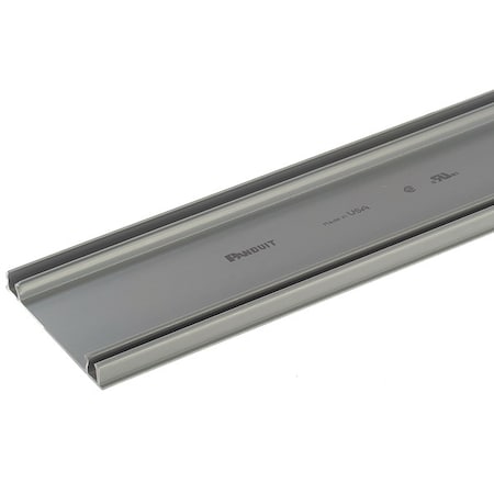 Wire Duct Cover,Hinging,Gray,L 6 Ft