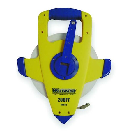 200 Ft Tape Measure, 3/8 In Blade