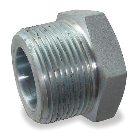 3/8 MNPT X 1/4 FNPT Galvanized Hex Bushing, Fitting Schedule/Class: Class 3000