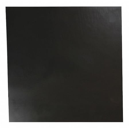 3/32 Comm. Grade Neoprene Rubber Sheet, 12x12, Black, 60A