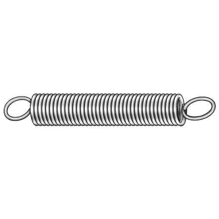 Ext Spring, Utility, Steel, 1 3/4 OAL, PK12, Load (Lbs.): 3.35