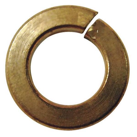 Split Lock Washer, Fits Bolt Size 5/8 In Silicon Bronze, Plain Finish, 25 PK