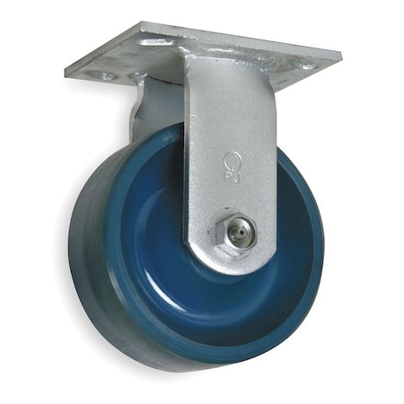 Rigid Plate Caster,Poly,8 In.,1200 Lb.,B
