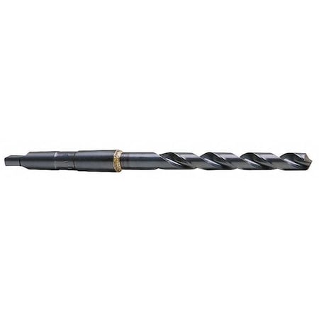 118° General Purpose Taper Shank Drill Chicago-Latrobe 110 Steam Oxide HSS RHS/RHC 19/64