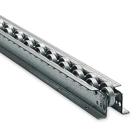 Flow Rail, 5 Ft L, 3 5/8 In W, 260 Lb/ft (5 Ft Supports) Max Load Capacity