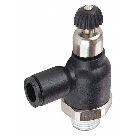 Compact Flow Control,6mm Tube,1/8 In