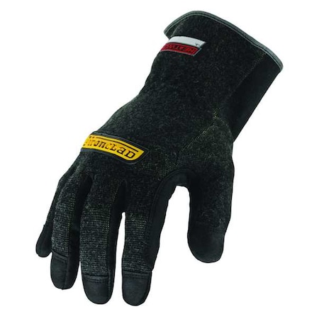 2XL Black Gauntlet Cuff Heat Resistant Gloves