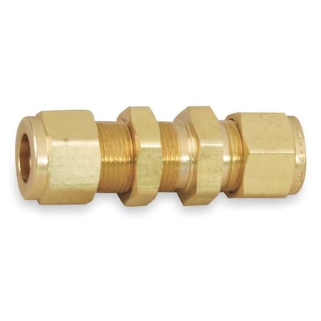 1/4 CPI Brass Bulkhead Union