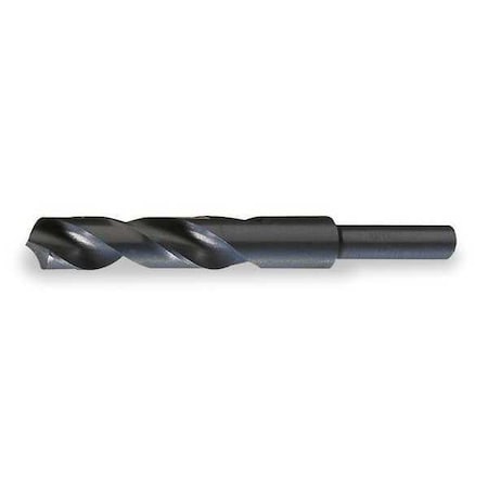 118° Silver & Deming Drill With 1/2 Reduced Shank Chicago-Latrobe 190 Steam Oxide HSS RHS/RHC 1-9/64