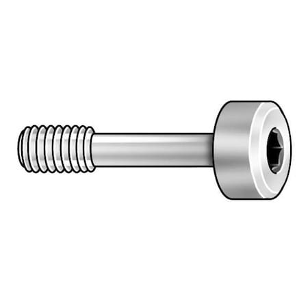 Captive Panel Screw, #8-32 Thrd Sz, 3/4 In Lg, 3/16 In Thrd Lg, Knurled, Plain 18-8 Stainless Steel