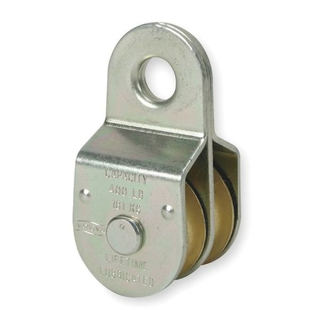 Fixed Eye Double Pulley,Zinc