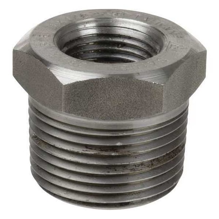 3/8 X 1/4 MNPT X FNPT 316 SS Hex Reducing Bushing