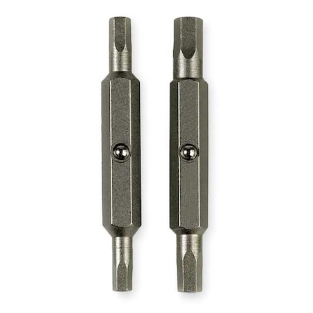 2 Piece Screwdriver Bit Set, 1/4