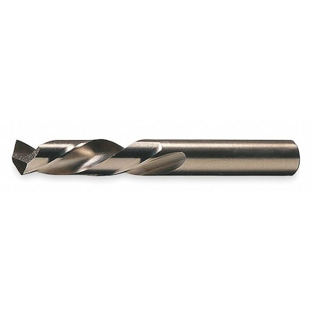 Screw Machine Drill Bit, 15/64 In Size, 135  Degrees Point Angle, Cobalt Steel, Straw/Bronze Finish