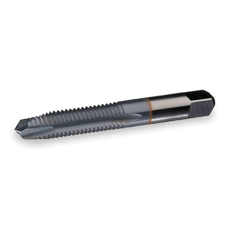 Spiral Point Tap, 1/4-20, Plug, UNC, 2 Flutes, TiCN